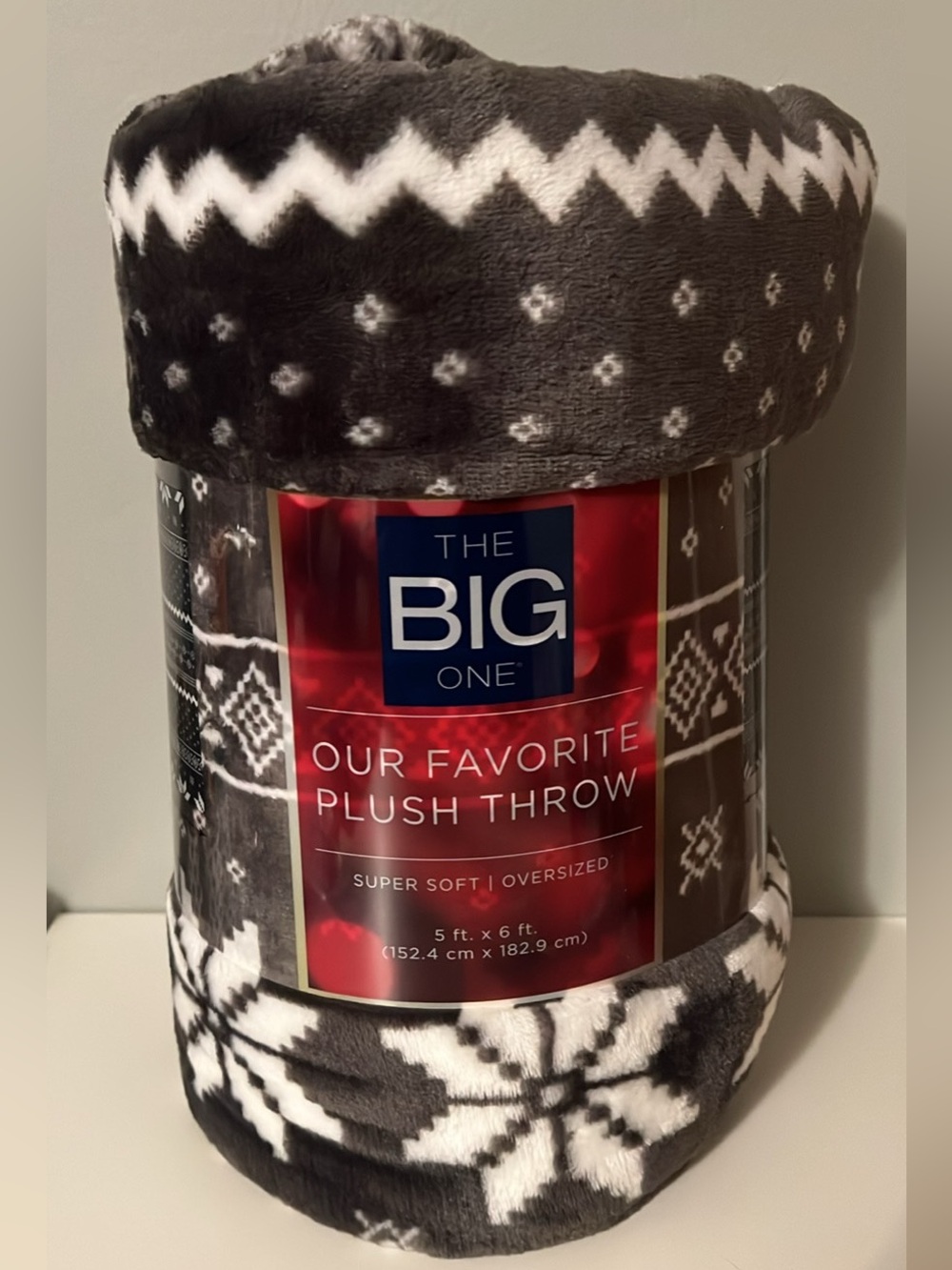 Soft Oversized Holiday Throw Blanket